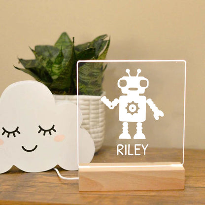 Drop Shipping Personalized Nightlight USB LED Customized Name 3D Lamp  Decoration Bedroom Toys Birthday For Baby Children Gift
